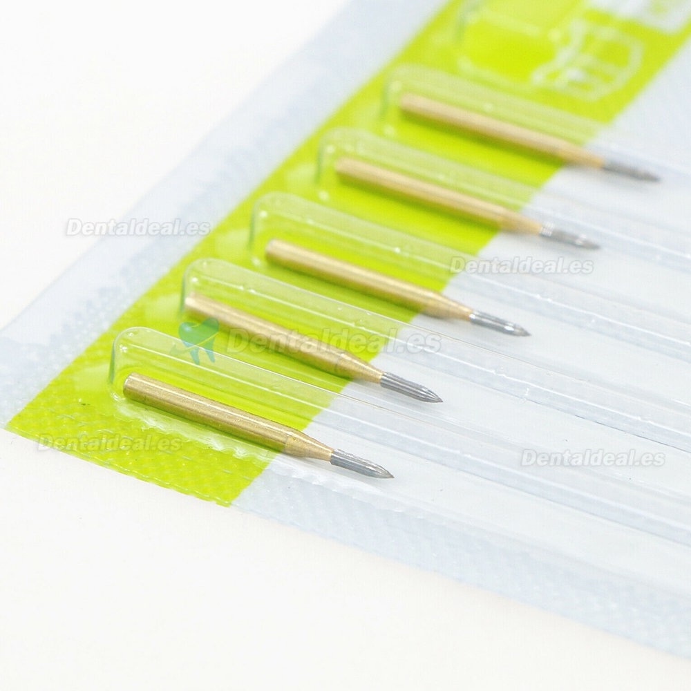 10Pcs Wave Dental Narrow Tapered End TF 7902 Bur Trimming Finishing 12 Blade Carbide Bur